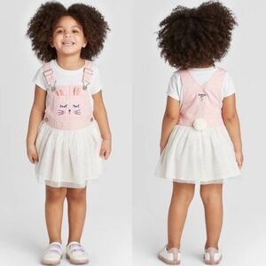 OshKosh B'gosh Bunny Glitter Jumper Dress, 18 Months